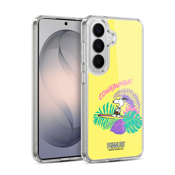 Peanuts Snoopy Aloha Disco Cowabunga! Soft Gel Case for Samsung Galaxy S26 Plus