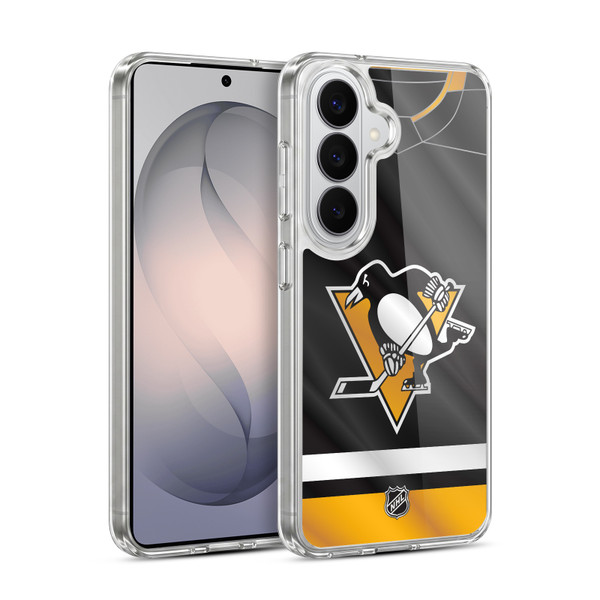NHL Pittsburgh Penguins Jersey Soft Gel Case for Samsung Galaxy S26 Plus