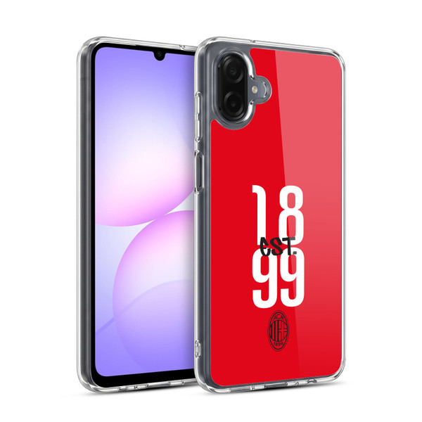 AC Milan Graphics Est. 1899 Soft Gel Case for Samsung Galaxy A07 4G