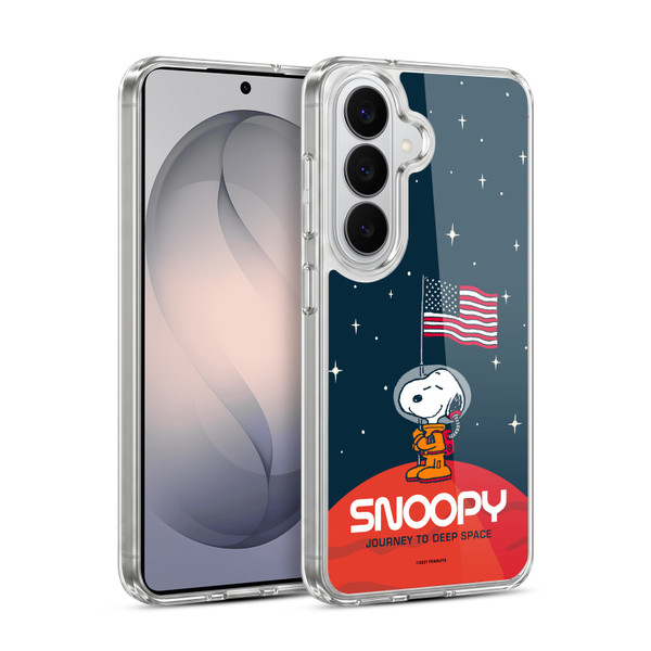 Peanuts Secrets Of Apollo 10 Flag Soft Gel Case for Samsung Galaxy S26 Plus