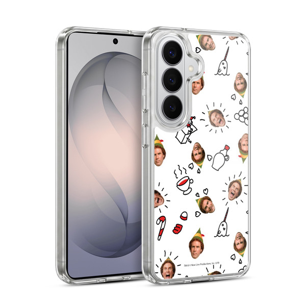 Elf Movie Graphics 2 Buddy Face Pattern Soft Gel Case for Samsung Galaxy S26
