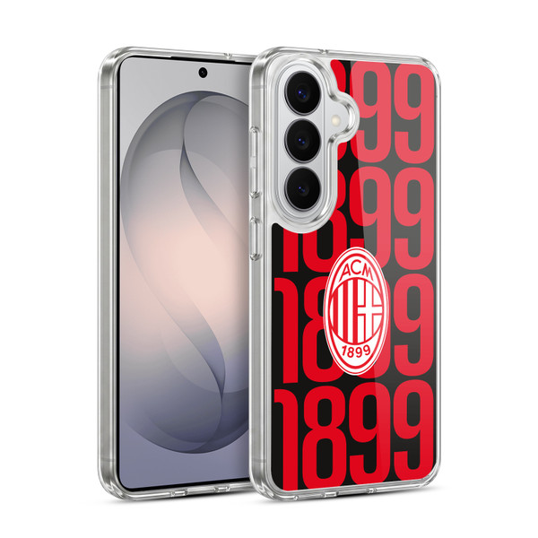 AC Milan Graphics Pattern Soft Gel Case for Samsung Galaxy S26 Plus