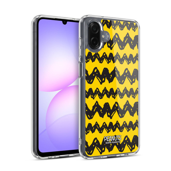 Peanuts Charlie Brown Patterns Soft Gel Case for Samsung Galaxy A07 4G