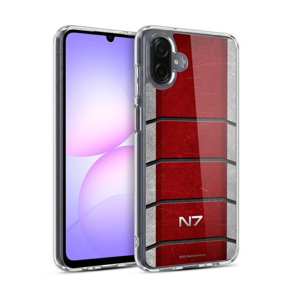EA Bioware Mass Effect Graphics N7 Logo Armor Soft Gel Case for Samsung Galaxy A07 4G