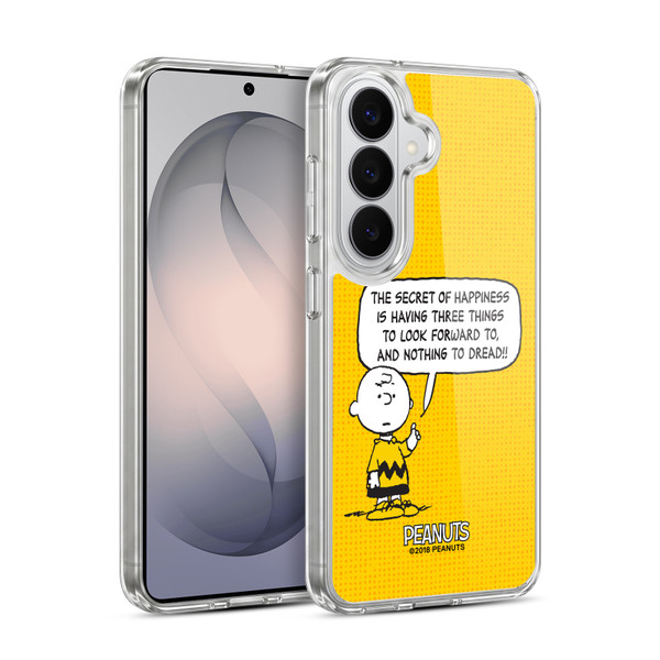 Peanuts Charlie Brown Happiness Soft Gel Case for Samsung Galaxy S26 Plus