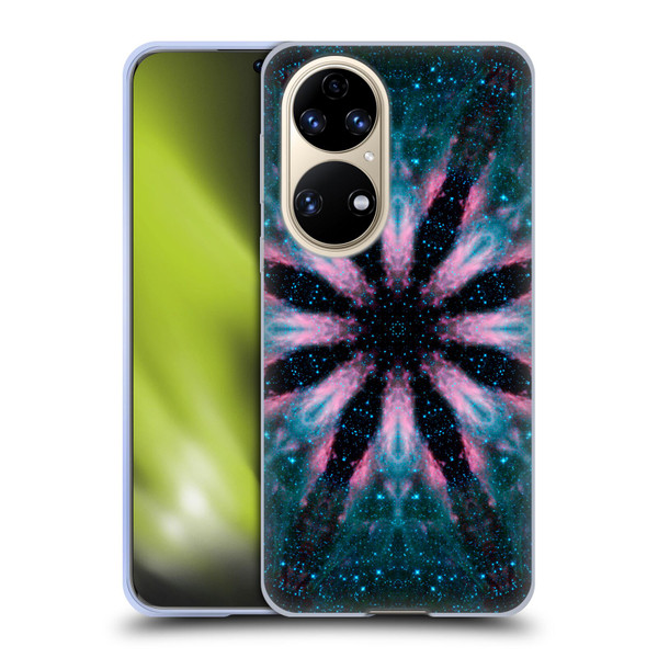 Aimee Stewart Mandala Floral Galaxy Soft Gel Case for Huawei P50