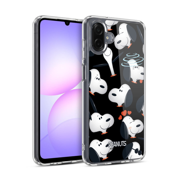 Peanuts Character Patterns Snoopy Soft Gel Case for Samsung Galaxy A07 4G