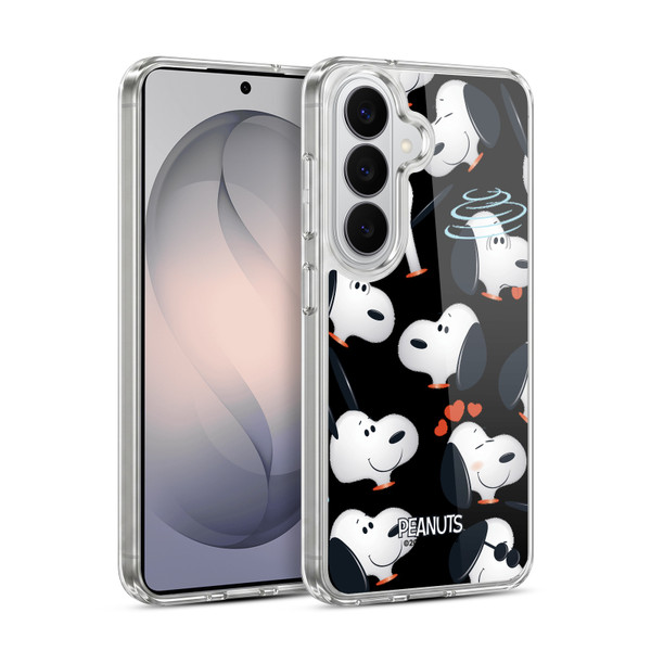 Peanuts Character Patterns Snoopy Soft Gel Case for Samsung Galaxy S26 Plus
