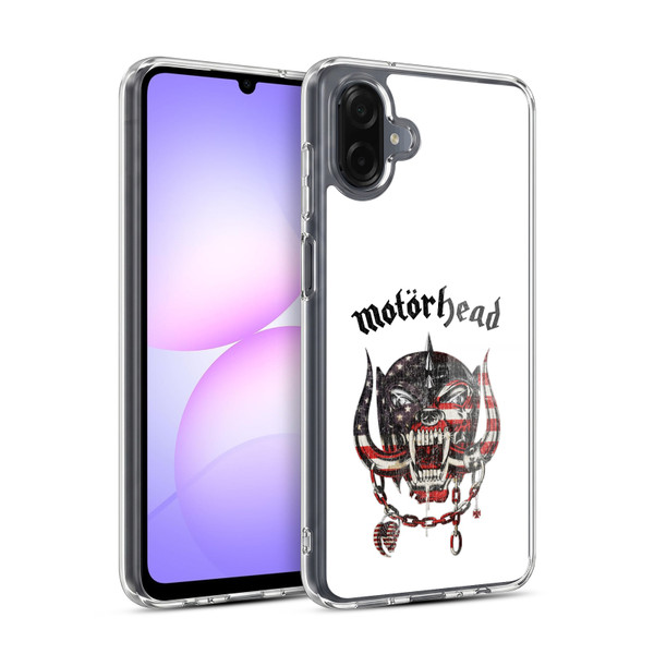 Motorhead Graphics American Skull Soft Gel Case for Samsung Galaxy A07 4G