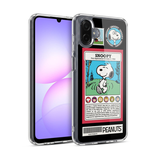 Peanuts Trends Snoopy Card Soft Gel Case for Samsung Galaxy A07 4G