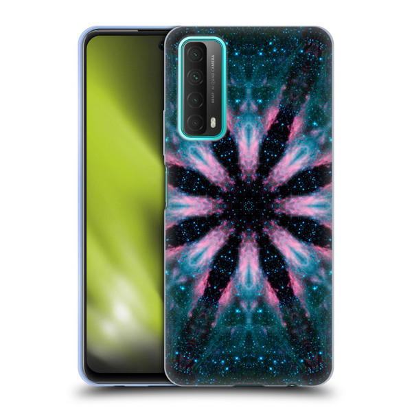 Aimee Stewart Mandala Floral Galaxy Soft Gel Case for Huawei P Smart (2021)