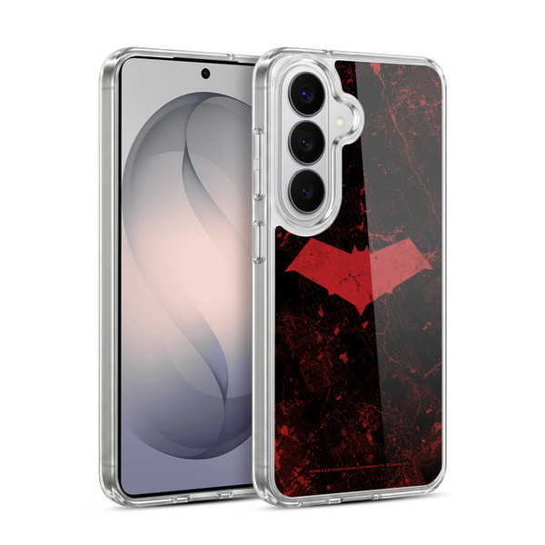 Batman DC Comics Red Hood Logo Grunge Soft Gel Case for Samsung Galaxy S26