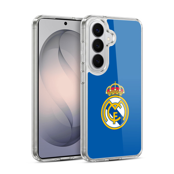 Real Madrid CF Origin Plain Logo Blue Soft Gel Case for Samsung Galaxy S26 Plus