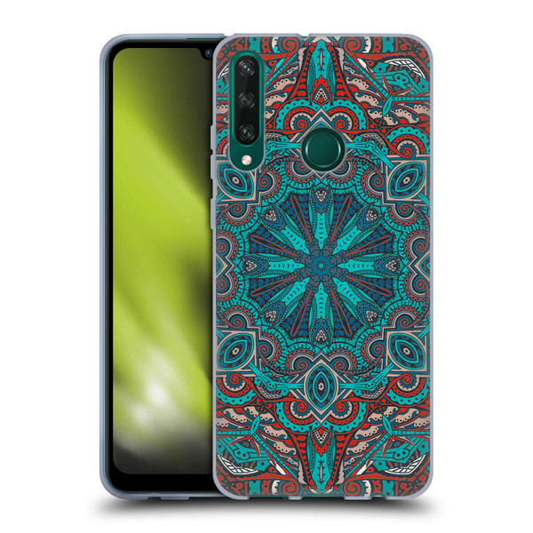 Aimee Stewart Mandala Moroccan Sea Soft Gel Case for Huawei Y6p