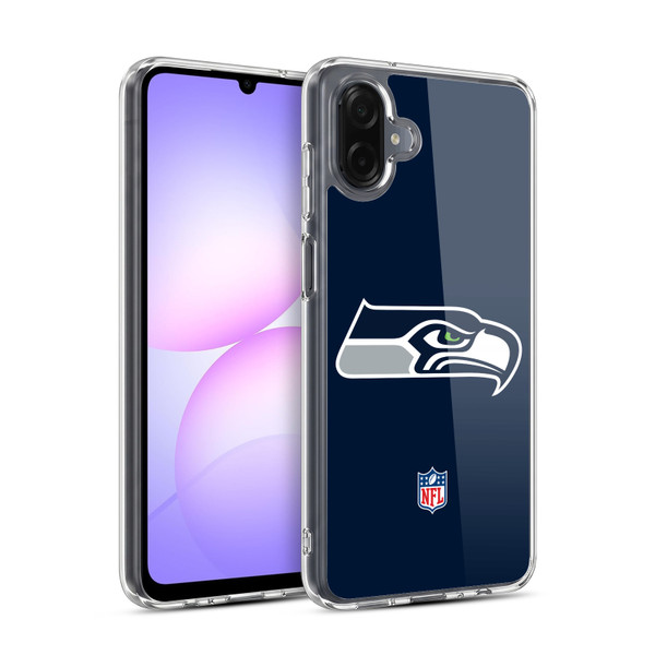 NFL Seattle Seahawks Logo Plain Soft Gel Case for Samsung Galaxy A07 4G