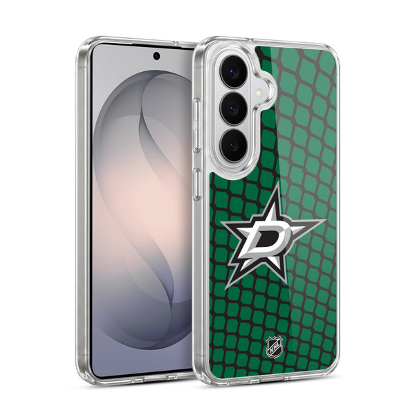 NHL Dallas Stars Net Pattern Soft Gel Case for Samsung Galaxy S26 Plus