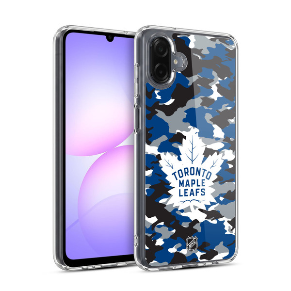 NHL Toronto Maple Leafs Camouflage Soft Gel Case for Samsung Galaxy A07 4G