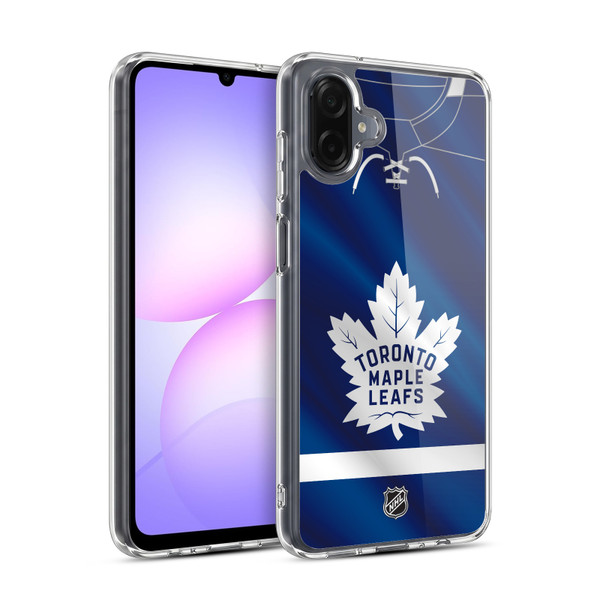 NHL Toronto Maple Leafs Jersey Soft Gel Case for Samsung Galaxy A07 4G