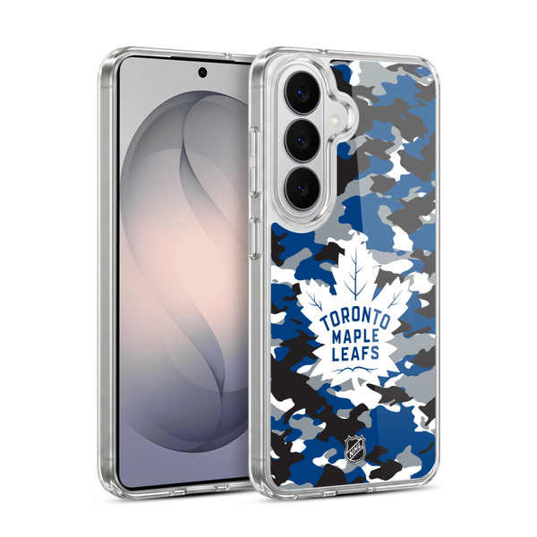 NHL Toronto Maple Leafs Camouflage Soft Gel Case for Samsung Galaxy S26