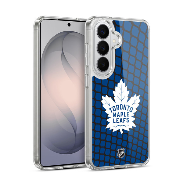 NHL Toronto Maple Leafs Net Pattern Soft Gel Case for Samsung Galaxy S26