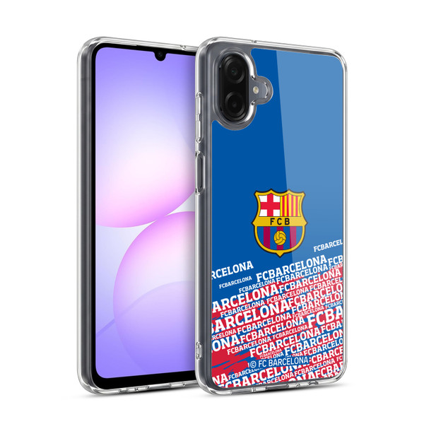 FC Barcelona Crest Impact Soft Gel Case for Samsung Galaxy A07 4G