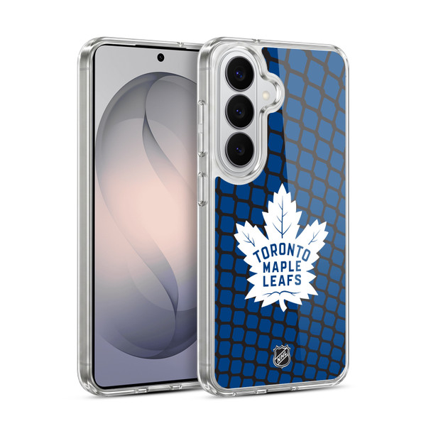 NHL Toronto Maple Leafs Net Pattern Soft Gel Case for Samsung Galaxy S26 Plus