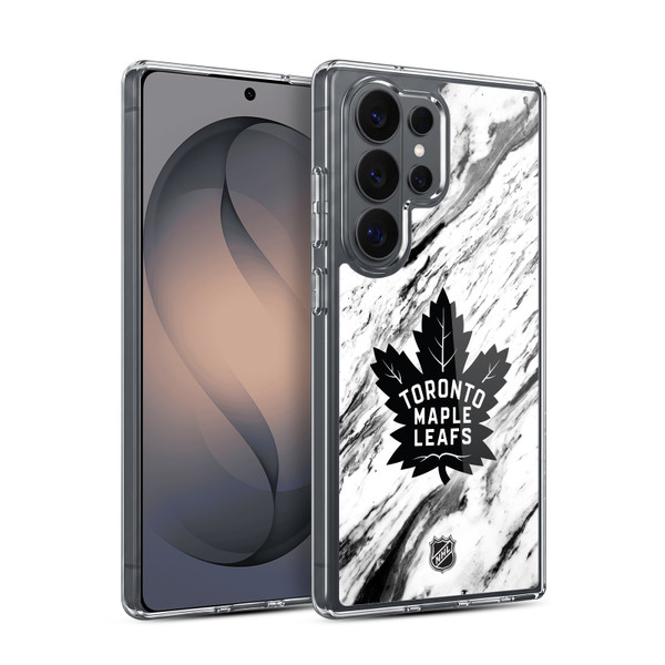 NHL Toronto Maple Leafs Marble Soft Gel Case for Samsung Galaxy S26 Ultra