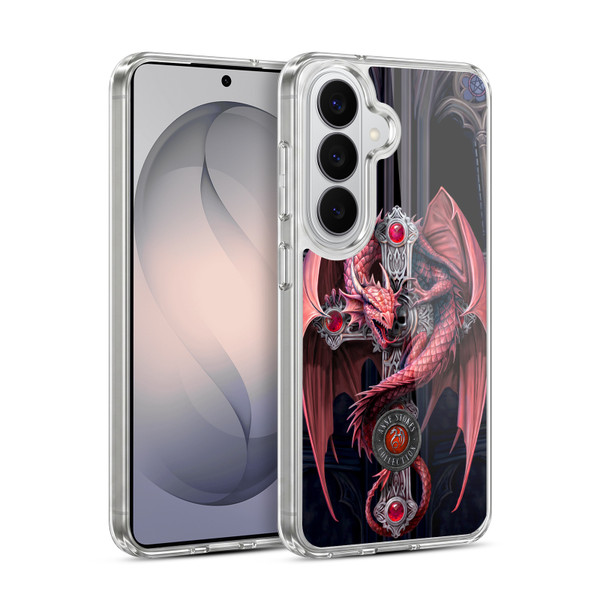 Anne Stokes Dragons Gothic Guardians Soft Gel Case for Samsung Galaxy S26