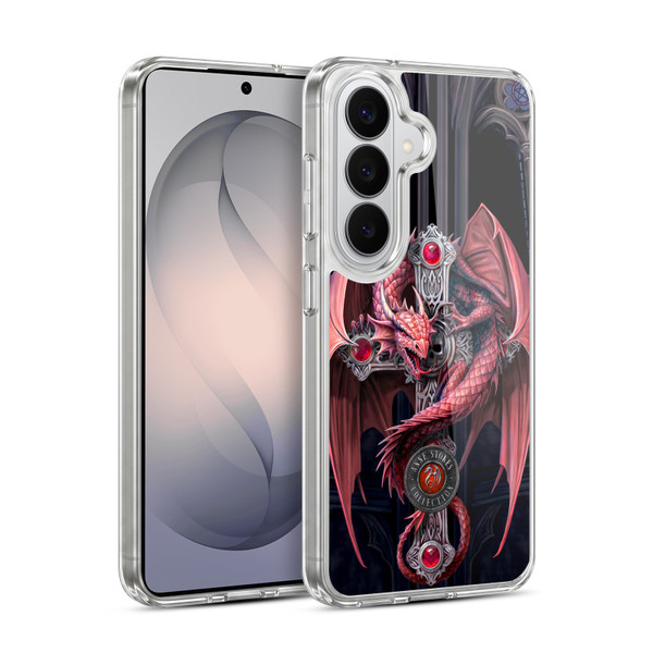 Anne Stokes Dragons Gothic Guardians Soft Gel Case for Samsung Galaxy S26 Plus