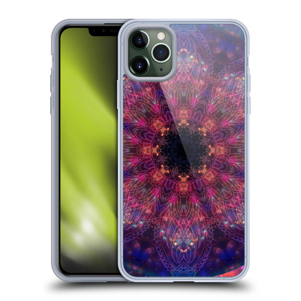 Aimee Stewart Mandala Doodle Flower Soft Gel Case for Apple iPhone 11 Pro Max