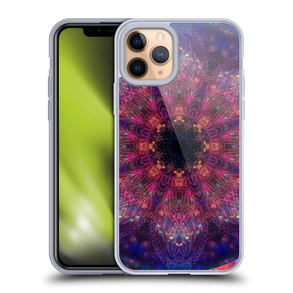 Aimee Stewart Mandala Doodle Flower Soft Gel Case for Apple iPhone 11 Pro