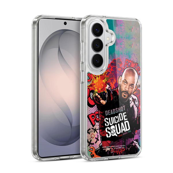 Suicide Squad 2016 Graphics Deadshot Poster Soft Gel Case for Samsung Galaxy S26