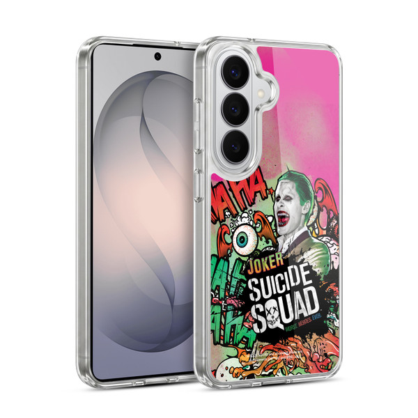 Suicide Squad 2016 Graphics Joker Poster Soft Gel Case for Samsung Galaxy S26