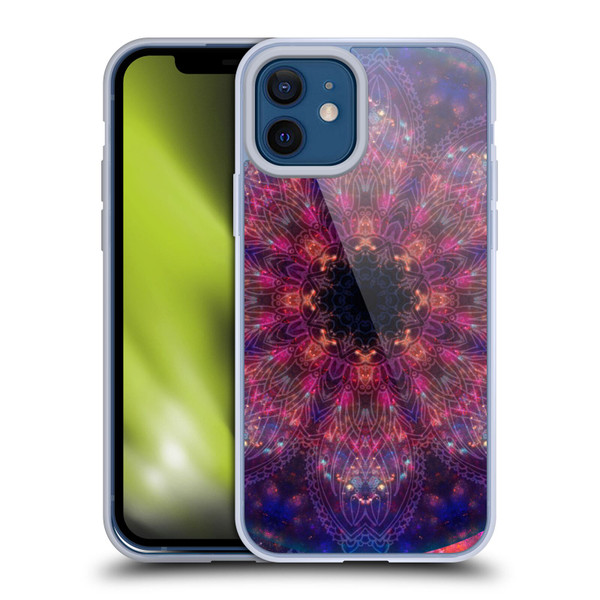 Aimee Stewart Mandala Doodle Flower Soft Gel Case for Apple iPhone 12 / iPhone 12 Pro