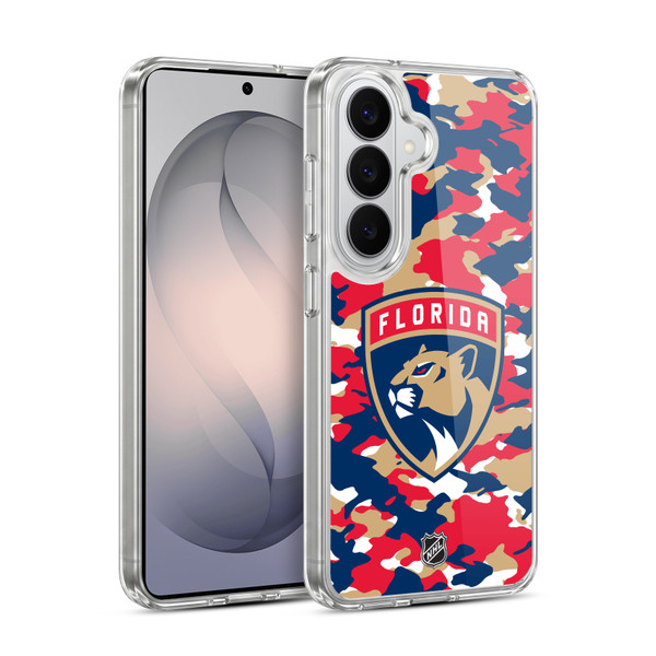 NHL Florida Panthers Camouflage Soft Gel Case for Samsung Galaxy S26 Plus