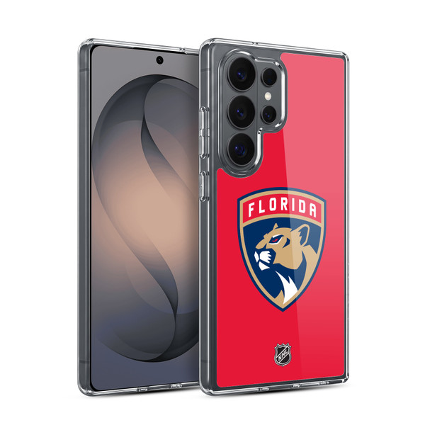 NHL Florida Panthers Plain Soft Gel Case for Samsung Galaxy S26 Ultra