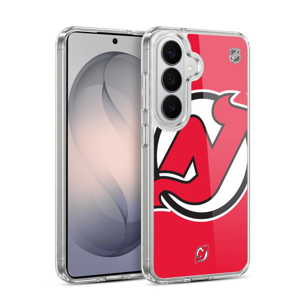 NHL New Jersey Devils Oversized Soft Gel Case for Samsung Galaxy S26