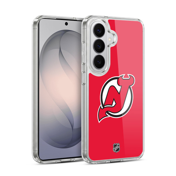NHL New Jersey Devils Plain Soft Gel Case for Samsung Galaxy S26