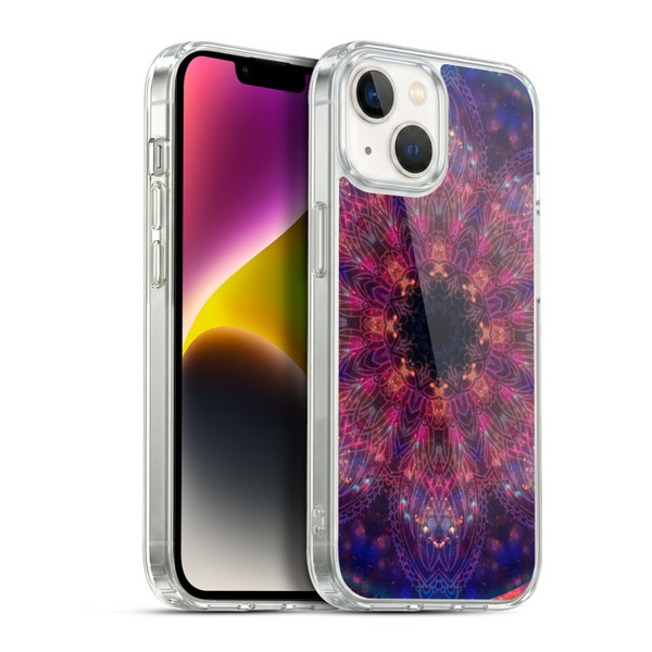 Aimee Stewart Mandala Doodle Flower Soft Gel Case for Apple iPhone 14