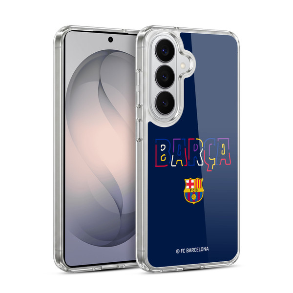 FC Barcelona Graphics Neon Barca Soft Gel Case for Samsung Galaxy S26
