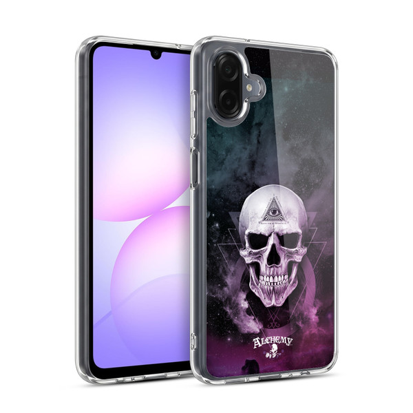 Alchemy Gothic Skull The Void Geometric Soft Gel Case for Samsung Galaxy A07 4G