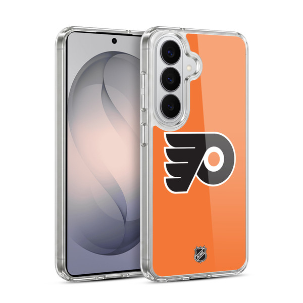 NHL Philadelphia Flyers Plain Soft Gel Case for Samsung Galaxy S26 Plus