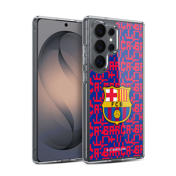 FC Barcelona Graphics Pattern Soft Gel Case for Samsung Galaxy S26 Ultra