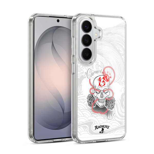 Alchemy Gothic Skull Charmed Life Locket Soft Gel Case for Samsung Galaxy S26 Plus