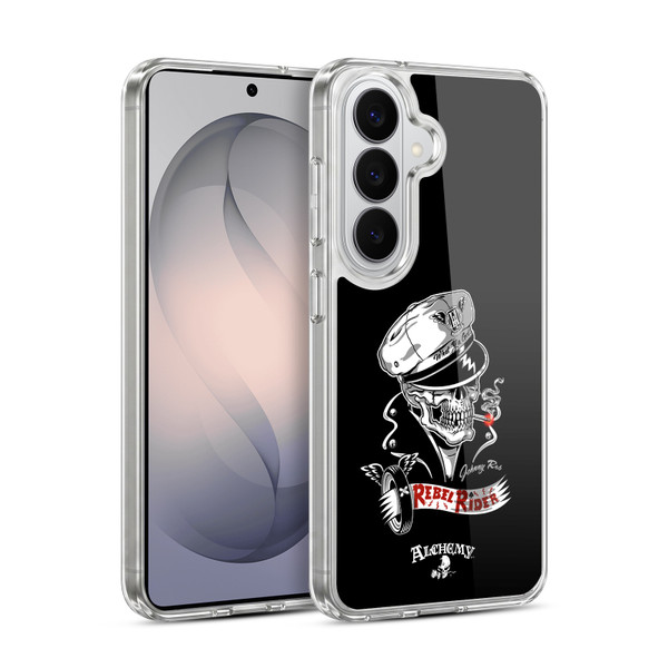 Alchemy Gothic Skull Rebel Rider Soft Gel Case for Samsung Galaxy S26 Plus