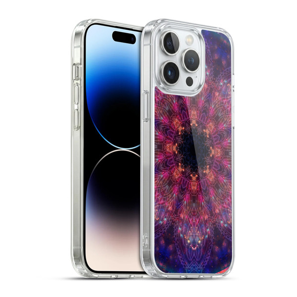 Aimee Stewart Mandala Doodle Flower Soft Gel Case for Apple iPhone 14 Pro Max & MagSafe