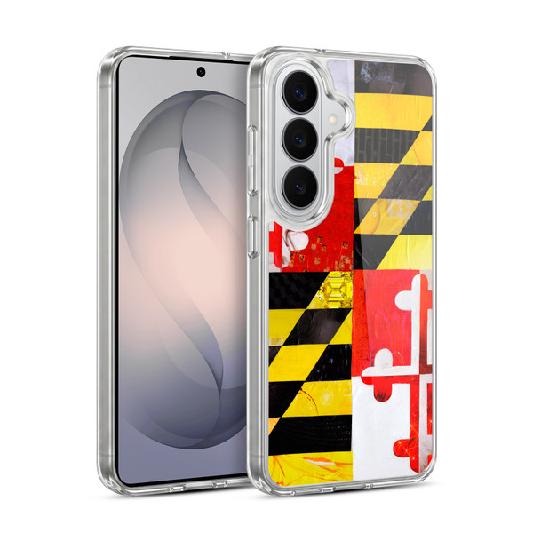 Artpoptart Flags Maryland Soft Gel Case for Samsung Galaxy S26