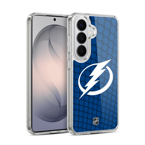 NHL Tampa Bay Lightning Net Pattern Soft Gel Case for Samsung Galaxy S26 Plus