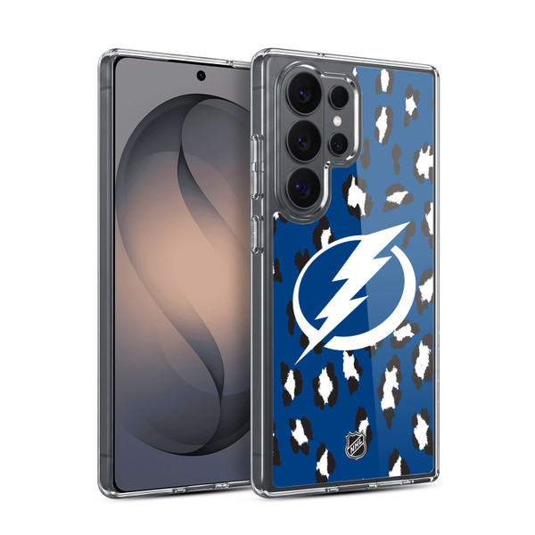NHL Tampa Bay Lightning Leopard Pattern Soft Gel Case for Samsung Galaxy S26 Ultra