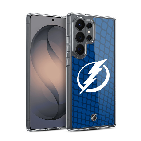 NHL Tampa Bay Lightning Net Pattern Soft Gel Case for Samsung Galaxy S26 Ultra